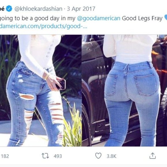 GOOD AMERICAN Good Legs Fray Ankle Skinny Jeans - Picture 9 of 9